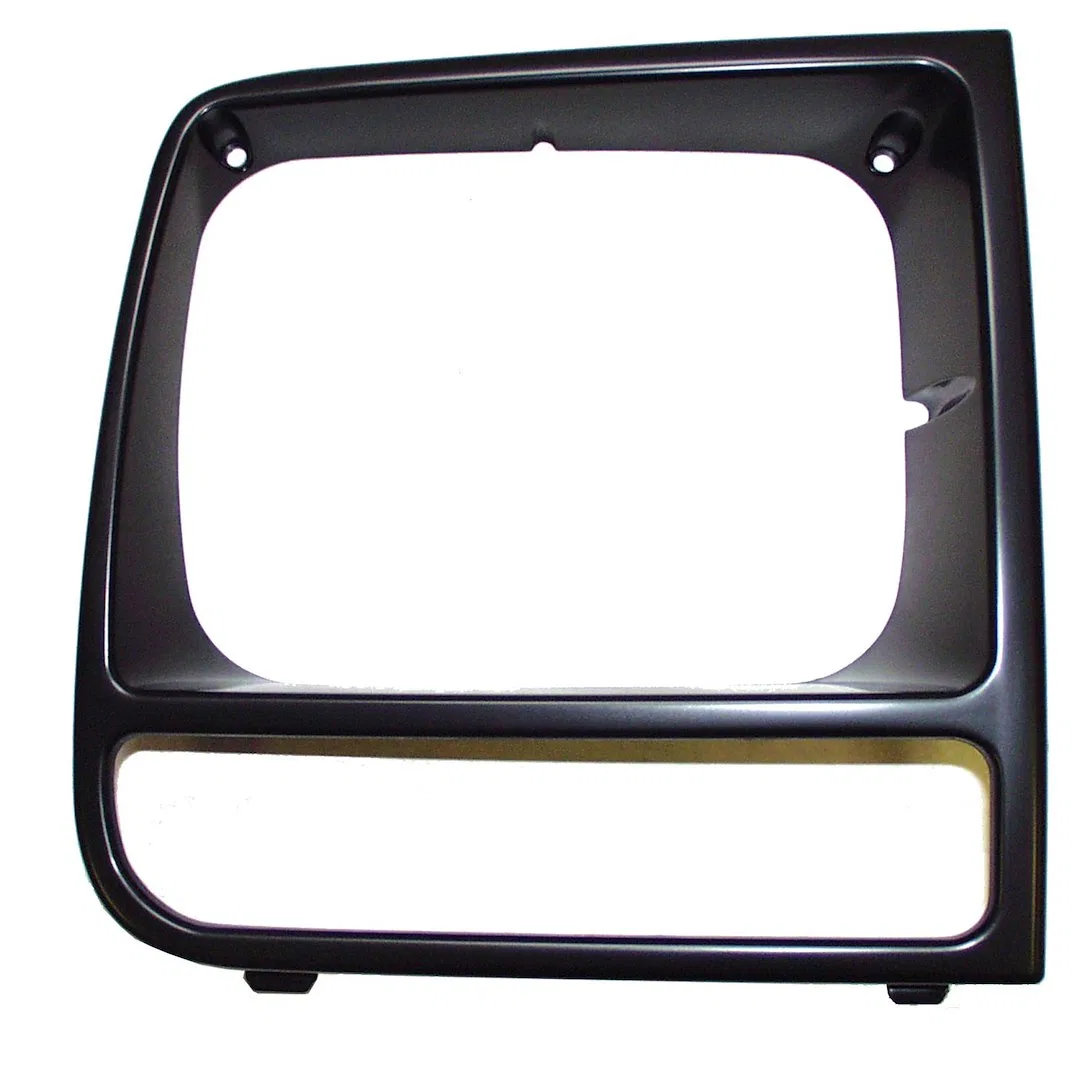 55055136 – CROWN AUTO Headlight Trim, Black Plastic Single